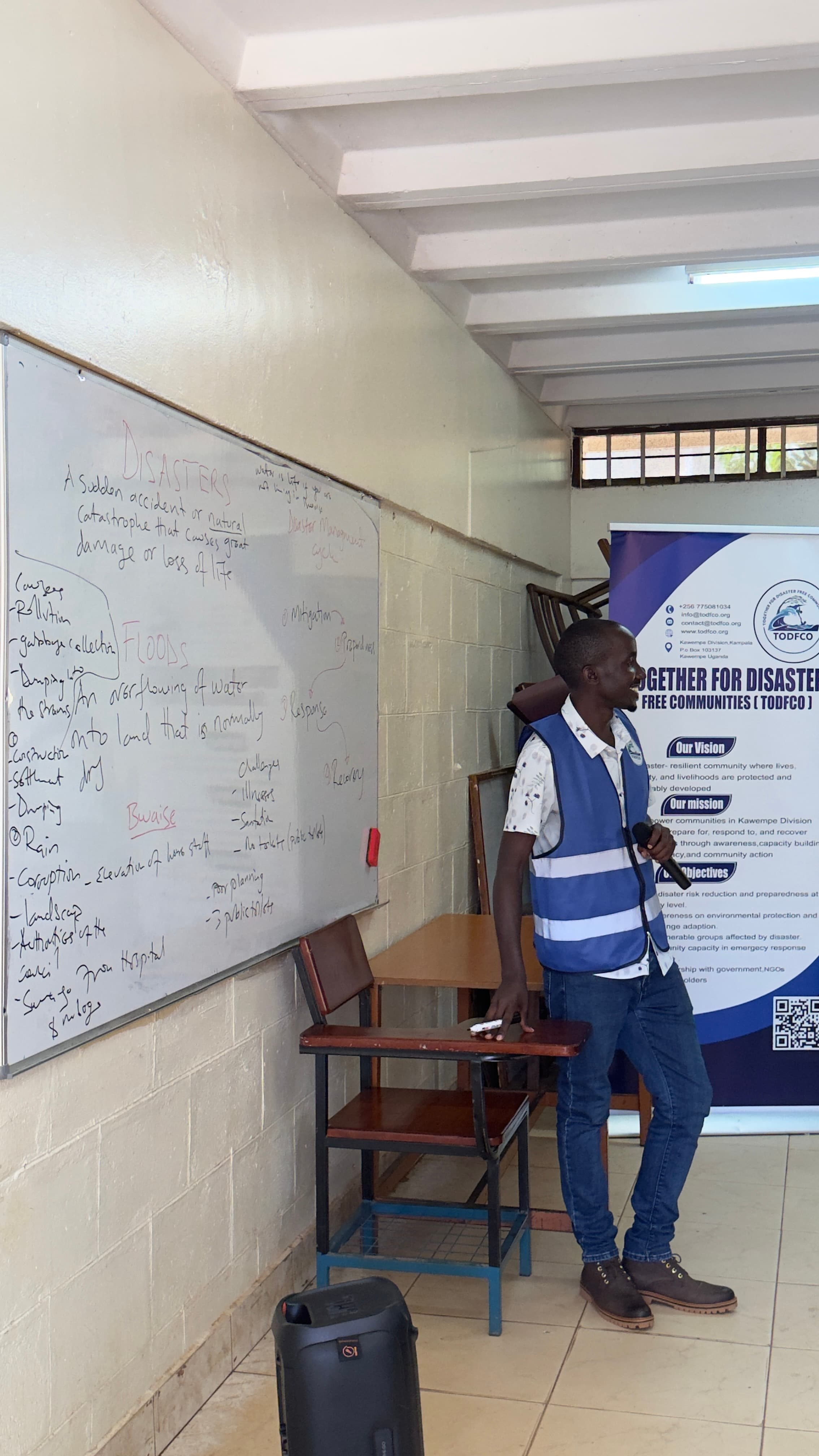 Youth volunteers training